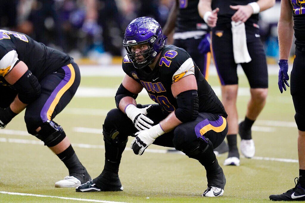 50. Trevor Penning, OT, Northern Iowa, Sr.